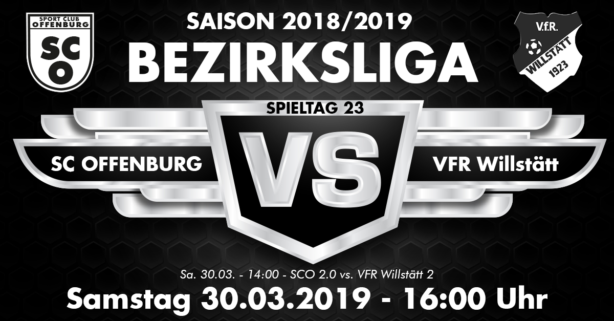23. Spieltag der Bezirksliag SCO gegen Willstätt