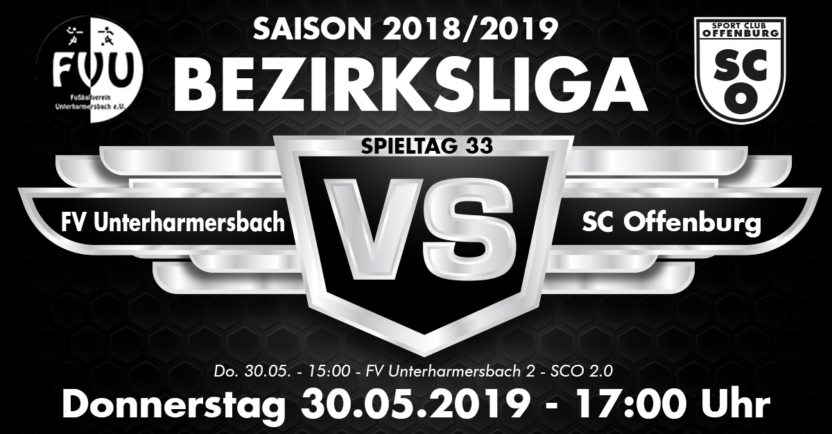 Am 33. Spieltag gastiert der SC Offenburg in Unterharmersbach.