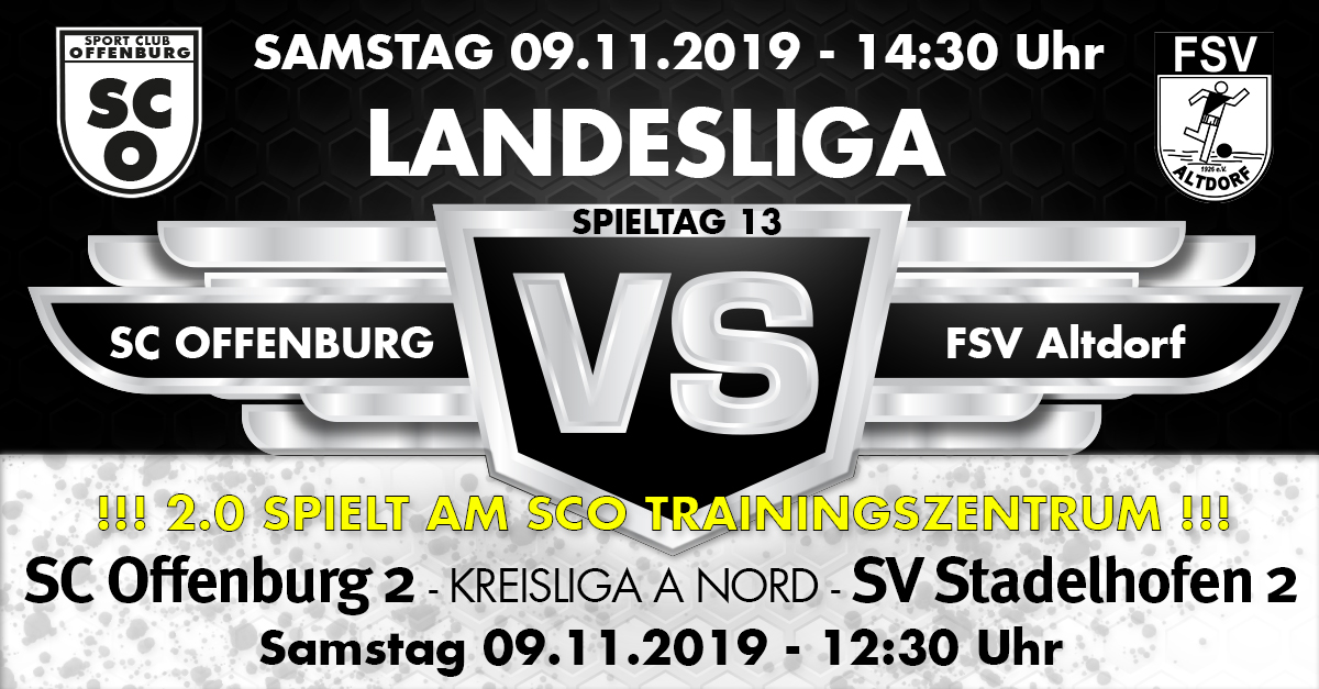 Altdorf gastiert im Kellerduell gegen den SC Offenburg